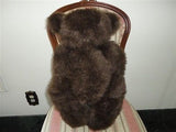 JUMBO One of a Kind Teddy Bear Faux Mink Leather Paws 20 Inch Jointed AOOAK