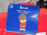 Harrods 3 BEAR FINGER PUPPETS & London Bus w Story Book ALL TAGS