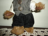 Boyds Bears Archive Collection Bear Shirt & Tweed Vest