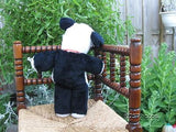 Vintage 1970s German Panda Bear Glass Eyes 16 Inch