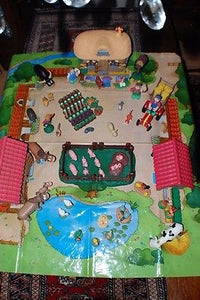 Atlas Europe France Childrens Farm Set 53 Pieces Comical Funny Animals People