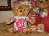 MKFA Gouda Holland Vintage Set 3 Dressed Teddy Bears