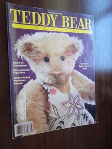 Teddy Bear Review Magazine Back Issue July / Aug 1993 Vermont Rose Disneyland