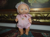 Playmates Cabbage Patch Rubber Doll Jointed 5.5 inch No. 9055 Original Outfit