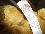 Gund Kraft Peanut Butter Bear Red Bow Tie 2001 Enesco Canada 10 inch