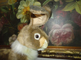 Hansa Large Rabbit 15.5 inch 2001 Hand Painted Airbrush Detailing Poseable