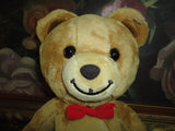Gund Kraft Peanut Butter Bear Red Bow Tie 2001 Enesco Canada 10 inch