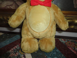 Gund Kraft Peanut Butter Bear Red Bow Tie 2001 Enesco Canada 10 inch