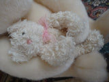 Gund Mother Bear Holding Baby 46238 Cream Plush 14 inch Brocade Backpack