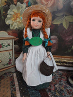 Anne of Green Gables Handcrafted Porcelain Doll 15in Designed PEI Canada