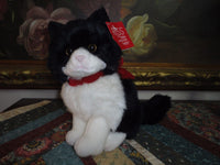 Russ Berrie MISTY Black and White Cat 8 inch Item 33105 Retired
