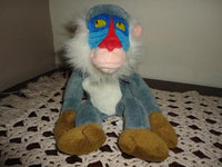 Walt Disney World LION KING RAFIKI Monkey Stuffed Plush