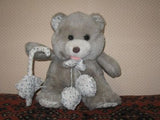 Vintage Dutch Girl Teddy Bear with Umbrella