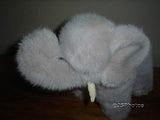 Gund Nosey Elephant Plush 9 inch Velvet Tusks Vintage 1986