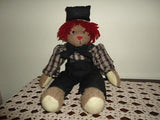 Olde Memories Collection Usa RAGGEDY ANDY BEAR 16 Inches 30% Sand Filled