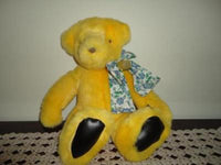 Gund Victoria's Secret Bear Yellow Plush 15 Inch 1992