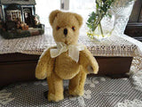Canterbury Bears Kent England 1990 Mohair Bear Classic Jointed Teddy Gold 9 Inch