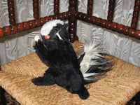 Old Vintage Steiff Cosy Skunk 4920/22 69-74 No ID RARE Begging Animal