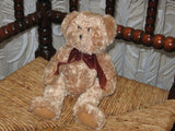 Sad Ted Brown Teddy Bear With Bow 24CM