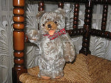 Old Hermann Germany Antique Zotty Bear Mohair Squeaker