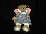 Russ Berrie Harmony Bear 1814 Fully Dressed With Basket