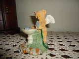 Teddy Angels BRUIN & BLUEBIRDS Figurine Ornament 1994