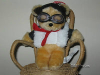 Dutch Teddy Bear With Goggles Motor Devil By Kors bv