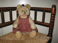 Antique Fechter Bear Old Austria Blonde Mohair Growler 40cm 15 Inch 1960s