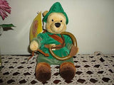 Disney Store UK WINNIE the POOH Robin Hood Bear Retired