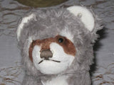 Steiff Cosy Raggy Raccoon Silver Button