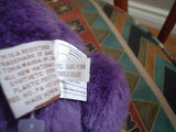 Ganz Bumble Beary Purple Bear 13" H3107L Heritage 1998