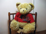 Jumbo 27.5 Inch UK CHRISTMAS TEDDY BEAR Knitted Sweater Xmas Tree