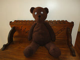 Handmade OOAK Brown Teddy Bear 22 inch Googly Eyes