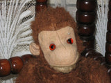 Old Antique German Copper Brown Monkey 33 CM