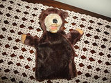 Antique Steiff Teddy Baby Hand Puppet Mohair Glass Eyes
