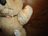 Antique Shanghai Doll Factory China Mohair Bear 10 inch