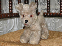 Antique 1950s Anker Germany Standing Mohair Terrier Dog 8