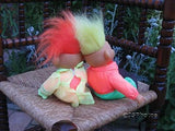 Dutch Troll Girl & Boy Doll 1980s