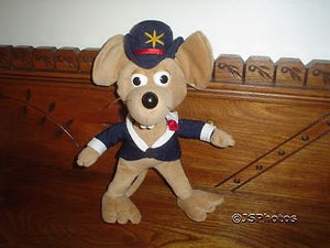 Vintage Mouse Stuffed Toy Handstitched RARE