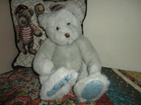 Russ Berrie LYNDON Bear Retired Nr 712 Grey Plush