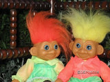 Dutch Troll Girl & Boy Doll 1980s