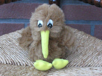 Vintage German Brown Bird Plush 20 cm
