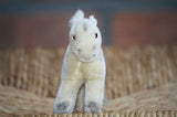 Hermann Germany Mohair Pony 1960s with Red Saddle