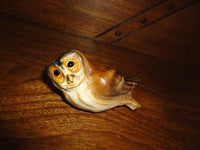 OOAK Chateau Leather Canada Artist Designed  OWL Figure