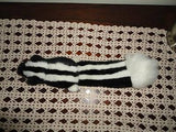 SKUNK Plush Zippered Case 14in w Metal Hanger B.J. Toy