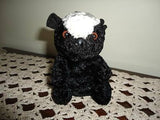 Vintage SKUNK Crushed Velvet Plush