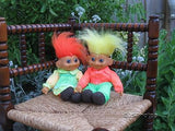 Dutch Troll Girl & Boy Doll 1980s