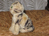 Steiff Antique FF Button Standing Tabby KF 1317,0 1936-43 w. Rare German Kitten