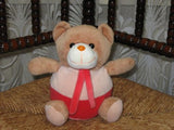 Dutch Baby Safe Teddy BEAR Sitting plush with Rattle 20 CM