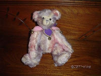 Effanbee Doll Co Pink Purple Mohair Jester Jointed Bear Essentials KEEBLER